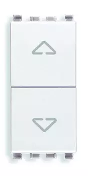 20060.B Переключатель с центр положением 2p 10ax , белый Vimar Eikon