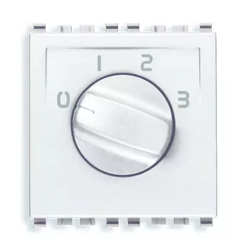 20096.B Коммутатор поворотный 1p 6(3)a , белый Vimar Eikon