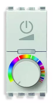 20139.N Регулятор с эффектом затемнения 230v, серебро матовое Vimar Eikon