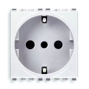 20209.B Розетка 2p+t 16a p30 , белая Vimar Eikon