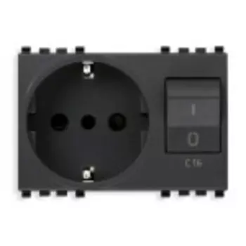 20276 Розетка p30 взаимоблокируемая c16 Vimar Eikon