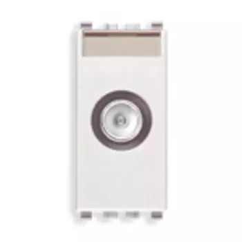 20300.10.B Розетка tv проходная 10db "папа" , белая Vimar Eikon