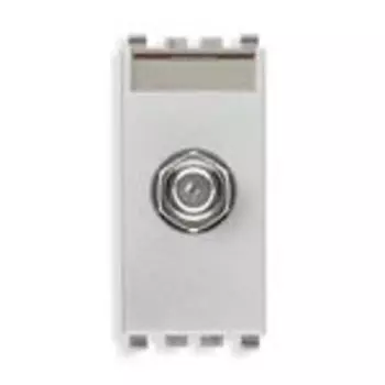 20318.N Розетка для штеккера типа f, серебро матовое Vimar Eikon