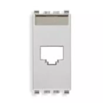 20338.C.N Адаптер rj45 amp avaya ortronics g, серебро матовое Vimar Eikon