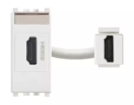 20346.B Розетка hdmi, белая Vimar Eikon
