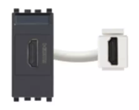 20346 Розетка hdmi, серая Vimar Eikon