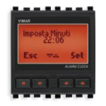 20449 Часы-будильник 120-230v Vimar Eikon