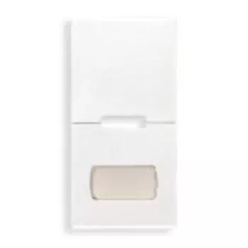 20531.1T.B Клавиша на 1 модуль с табличкой, белая Vimar Eikon