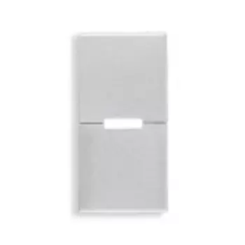 20531.S.N Клавиша на 1 модуль кнопки "качающейщейся", серебро матовое Vimar Eikon