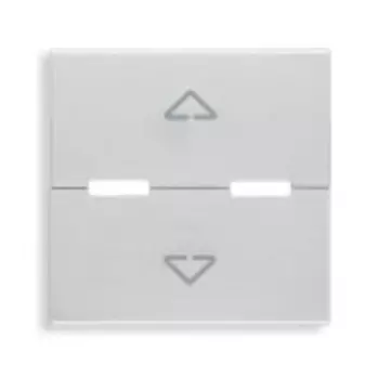 20532.21.N Клавиша на 2 модуля с символом "стрелки", серебро матовое Vimar Eikon