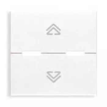 20532.22.B Клавиша на 2 модуля с символом "регулирование", белая Vimar Eikon