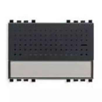 20577 Кнопка вызова витая пара, серая Vimar Eikon