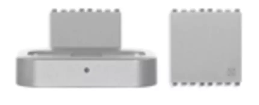 20585.N Док-станция под ipod -iphone, серебро матовое Vimar Eikon