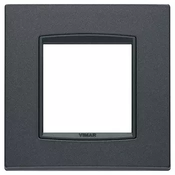 20642.15 Рамка Eikon Total Look антрацит матовый 2 модуля Vimar