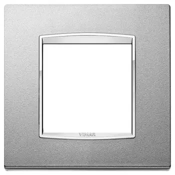 20642.C13 Рамка Eikon Chrome Classica Серебро матовое 2 модуля Vimar