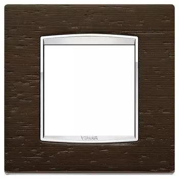 20642.C31 Рамка Eikon Chrome Classica Венге африканское 2 модуля Vimar