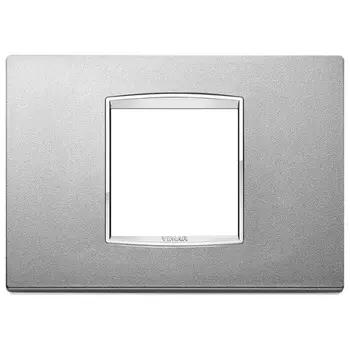 20652.C13 Рамка Eikon Chrome Classica Серебро матовое 2 модуля Vimar