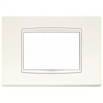 20653.B01 Рамка Eikon Total Look Арктически белый 3-модульная Vimar