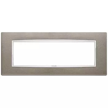 20657.C08 Рамка Eikon Chrome Classica Титан металлик 7 модулей Vimar