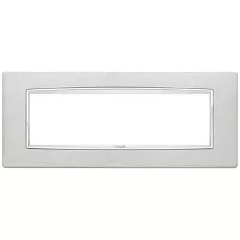 20657.C10 Рамка Eikon Chrome Classica Серебряный металлик 7 модулей Vimar