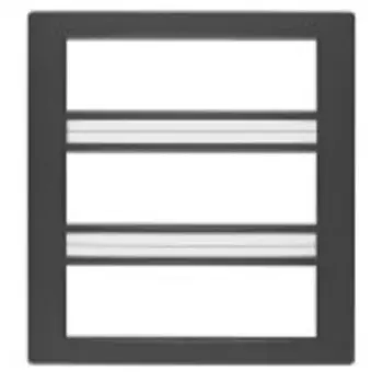 20661.15 Рамка Eikon Total Look Антрацит 21 модуль Vimar