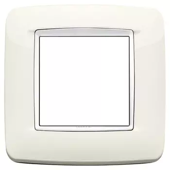 20672.B01 Рамка Eikon Total Look Арктический белый 2 модуля Vimar