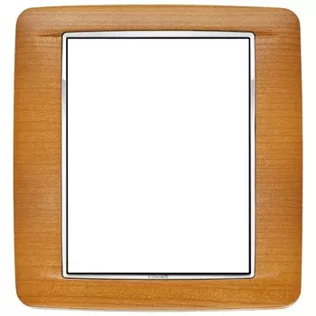 20698.C36 Рамка Eikon Chrome Round Вишня американская 8 модулей Vimar