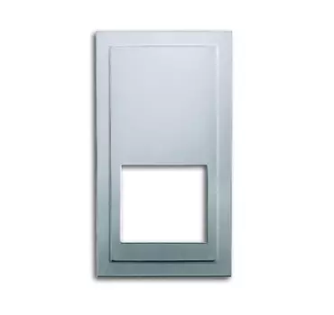 2130-0-0293 (2332 UJBS-866), Розетка для электробритвы, 220/115 В, 20 ВА, серия pur/сталь, ABB