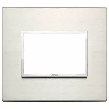 21653.08 Рамка Eikon Evo Титан 3-модульная Vimar