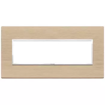 21657.32 Рамка Eikon Evo дуб 7 модулей Vimar