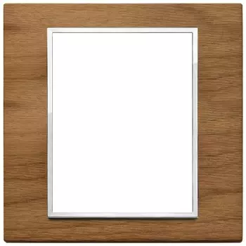 21668.31 Рамка Eikon Evo Итальянский орех 8 модулей Vimar