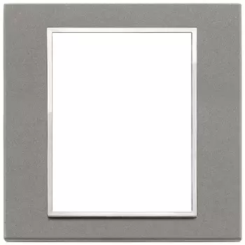 21668.53 Рамка Eikon Evo Серый кварц 8 модулей Vimar