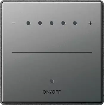 226020 Сенсорная накладка для светорегуляторов System 2000 Сталь Gira E22