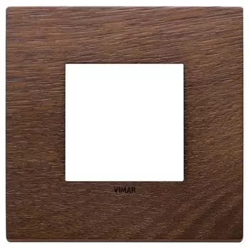 22642.32 Рамка Eikon EXE Американский орех 2-модульная Vimar