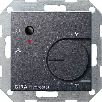 226528 Электронный гигростат Антрацит Gira
