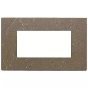 22654.52 Рамка Eikon EXE Коричневый кофе 4-модульная Vimar