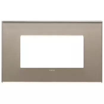 22654.77 Рамка Eikon EXE Коричневый опал 4-модульная Vimar