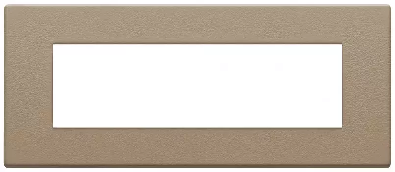 22657.21 Рамка Eikon EXE Саванна бежевый 7-модульная Vimar