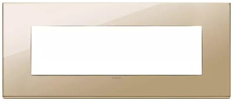22657.82 Рамка Eikon EXE Золото 7-модульная Vimar