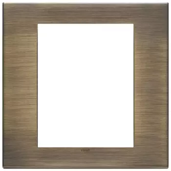 22668.87 Рамка Eikon EXE Античная бронза сатиновая 8-модульная Vimar