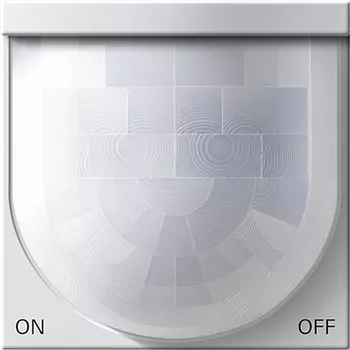 230203 Накладка датчика движения 2 Komfort белый глянец Белый Gira