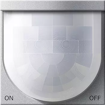 230226 Накладка датчика движения 2 Komfort Алюминий Gira