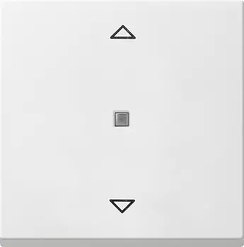 232827 Накладка управления жалюзи Белый матовый Белый Gira