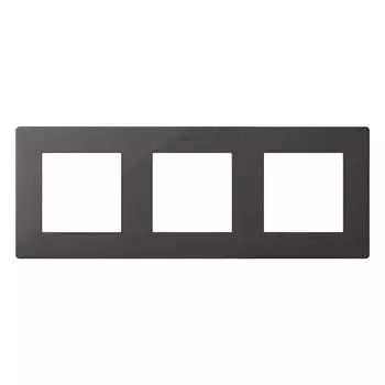 2400630-038 Рамка на 3 поста, графит Simon 24