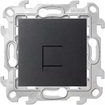 2410480-038 Телеф розетка RJ11, графит Simon 24