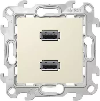 2411090-031 Коннектор 2хUSB, сл кость Simon 24