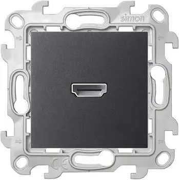 2411094-038 Коннектор HDMI 1.4, графит Simon 24