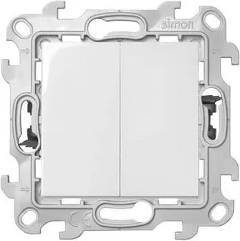 2420398-030 Двухклавишный выкл Push&amp;Go, бел Simon 24