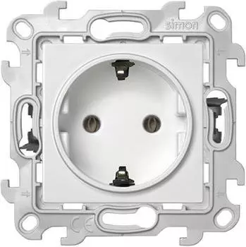 2420434-030 Розетка 2К+З без защ штор Push&amp;Go, бел Simon 24