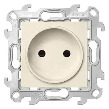 2450441-031 Розетка 2К с защ штор, сл кость Simon 24